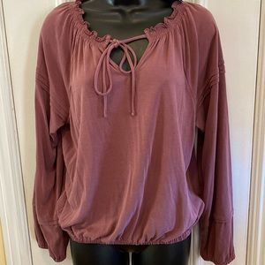 Lucky Brand Blouse Mauve Size S